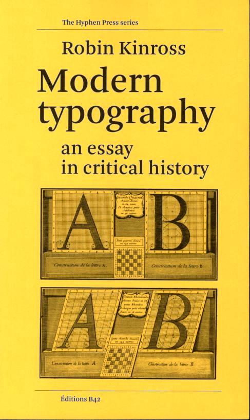 robin kinross modern typography